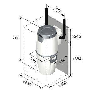 allaway Zentralstaubsauger Z45i