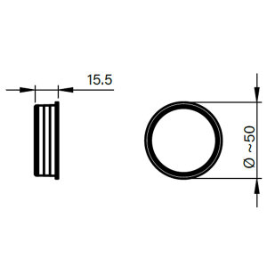 allaway Dichtung f&uuml;r Saugleitung und Bogen - &Oslash; 44 mm