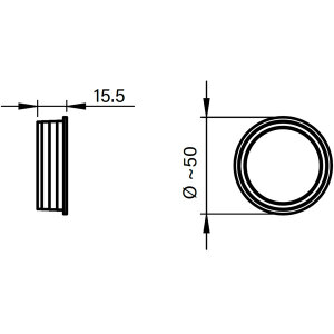 allaway Adaptermuffe 44/50 mm