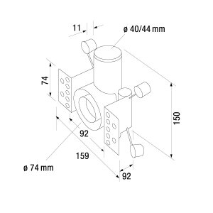allaway Montagesockel inkl. Putzdeckel f&uuml;r Serie OPTIMA (ehemals PREMIUM)
