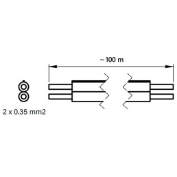 allaway Steuerleitung - 100 m